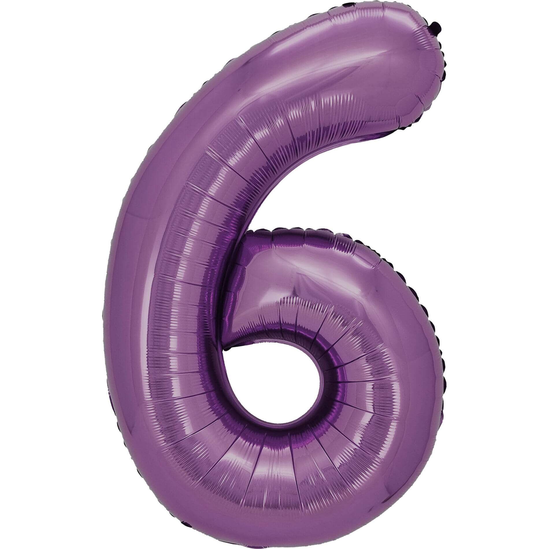Ballon chiffre 4 lilas de 34 pouces