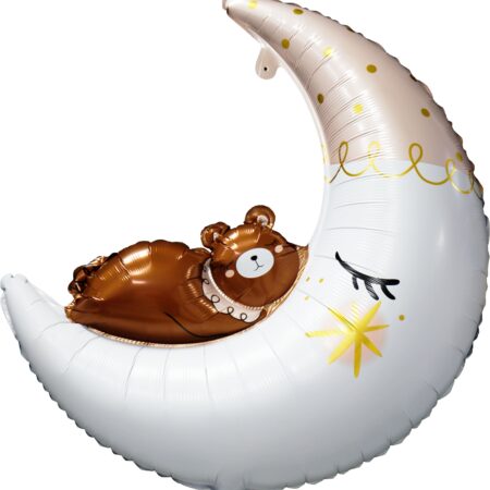 Ballon lune bébé ours de 27 pouces