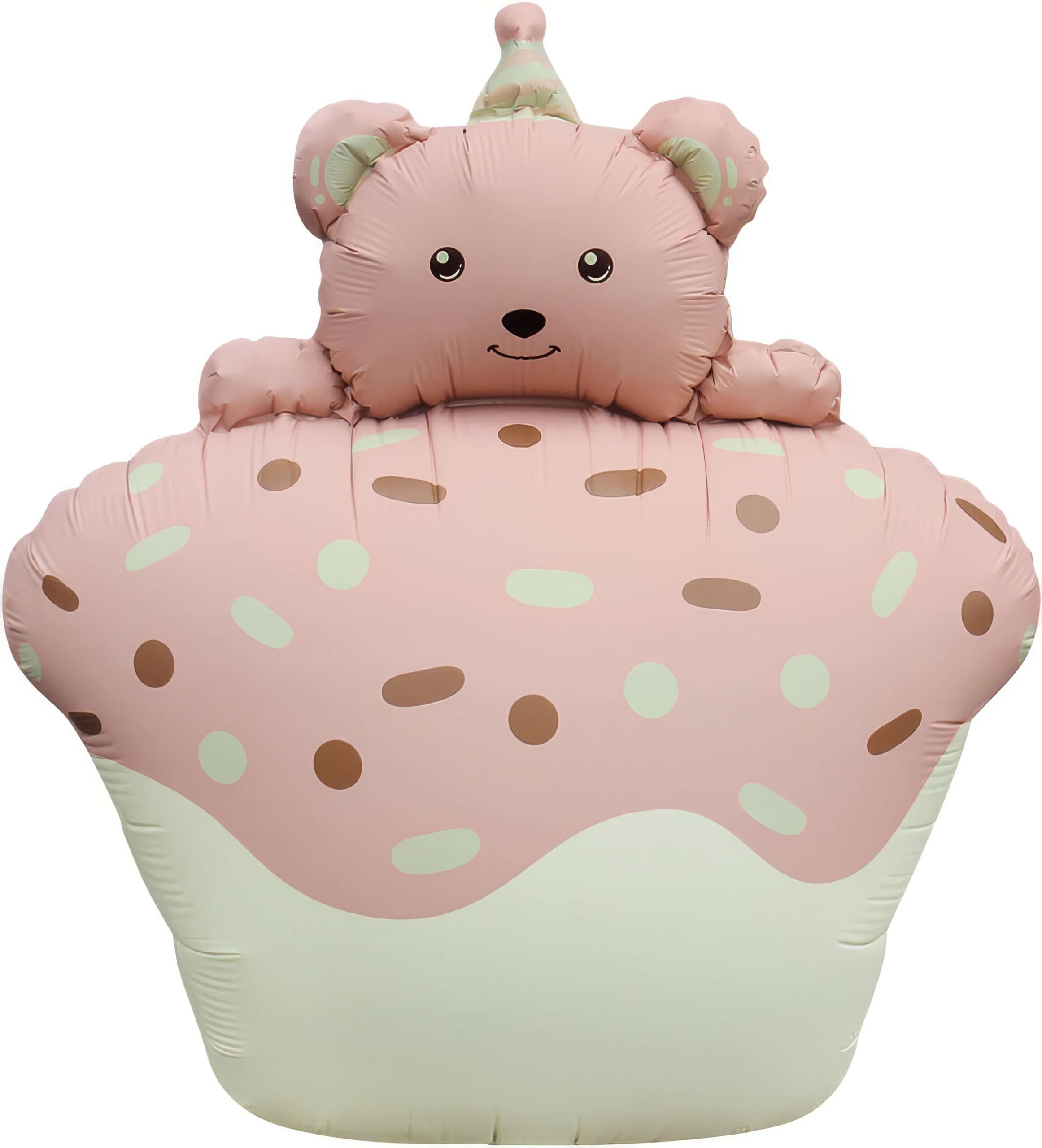 Ballon ours en peluche rose mat de 71 cm (28 pouces)