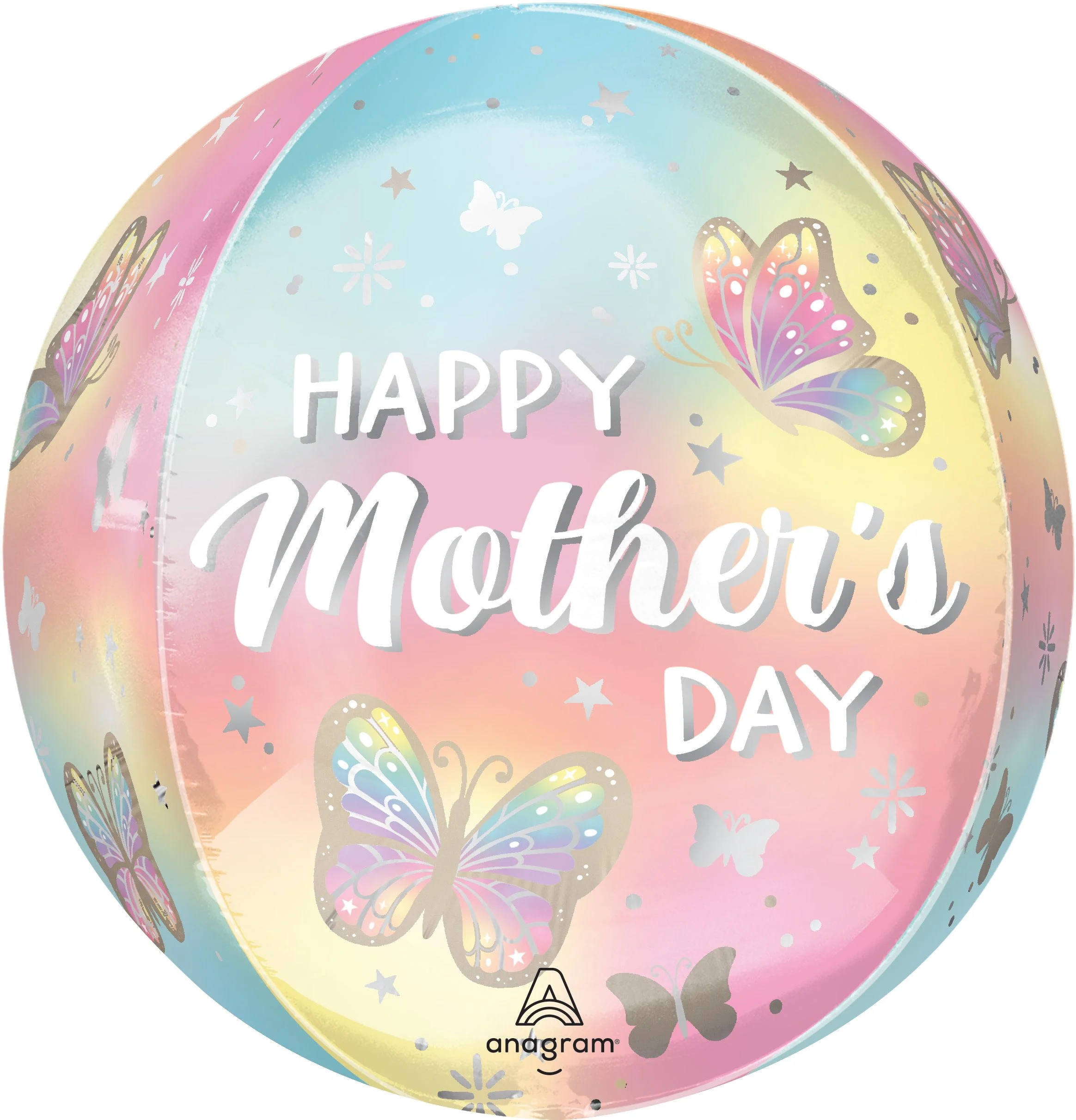 Ballon Orbz Satin « Bonne fête des mères » Rêves flottants