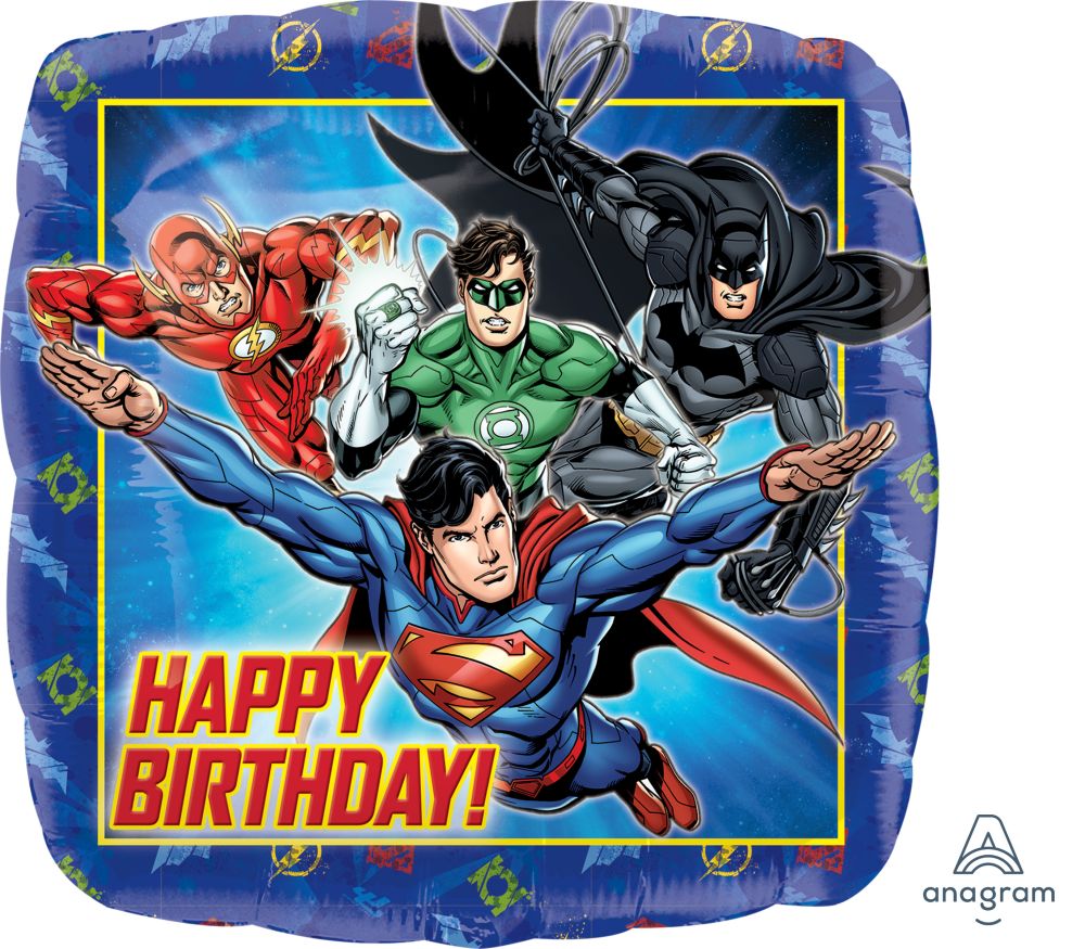 Ballon d'anniversaire Justice League