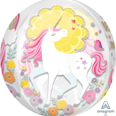 Ballon licorne magique Orbz