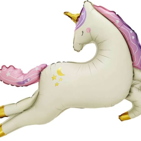 Ballon licorne sauteuse mat
