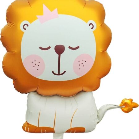 Ballon lion orange mat
