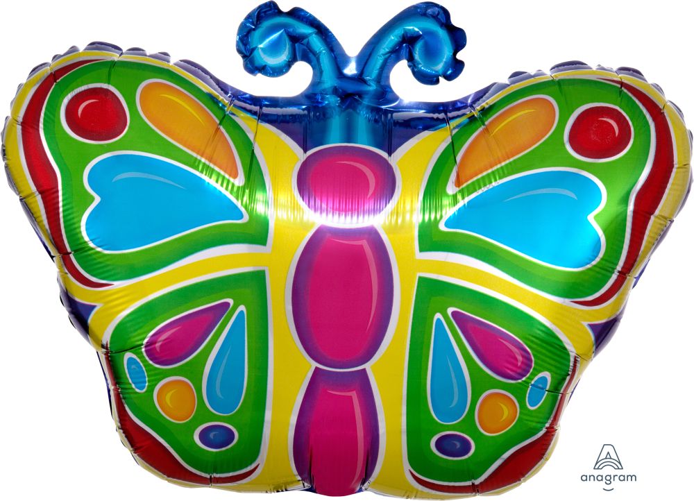 Ballon papillon lumineux de 45 cm