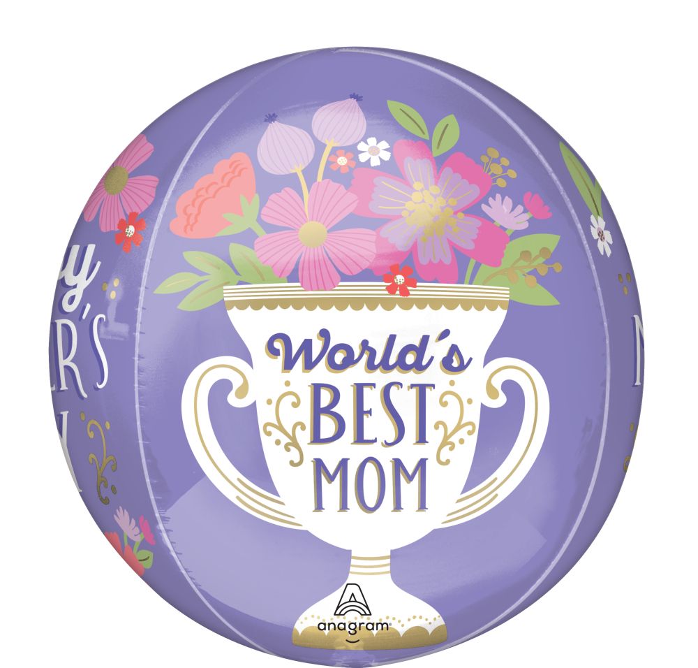 Orbz Ballon « Bonne fête des mères » Meilleure maman du monde
